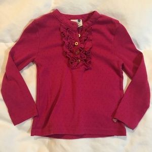 Pink Ruffle Top. Excellent!